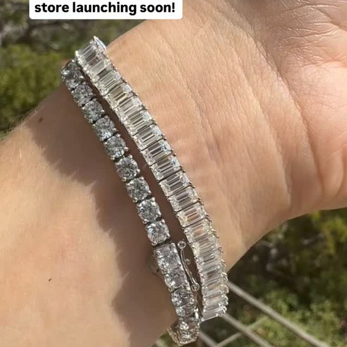 Addiction is a strong word. I prefer a strong daily preference for tennis bracelets.